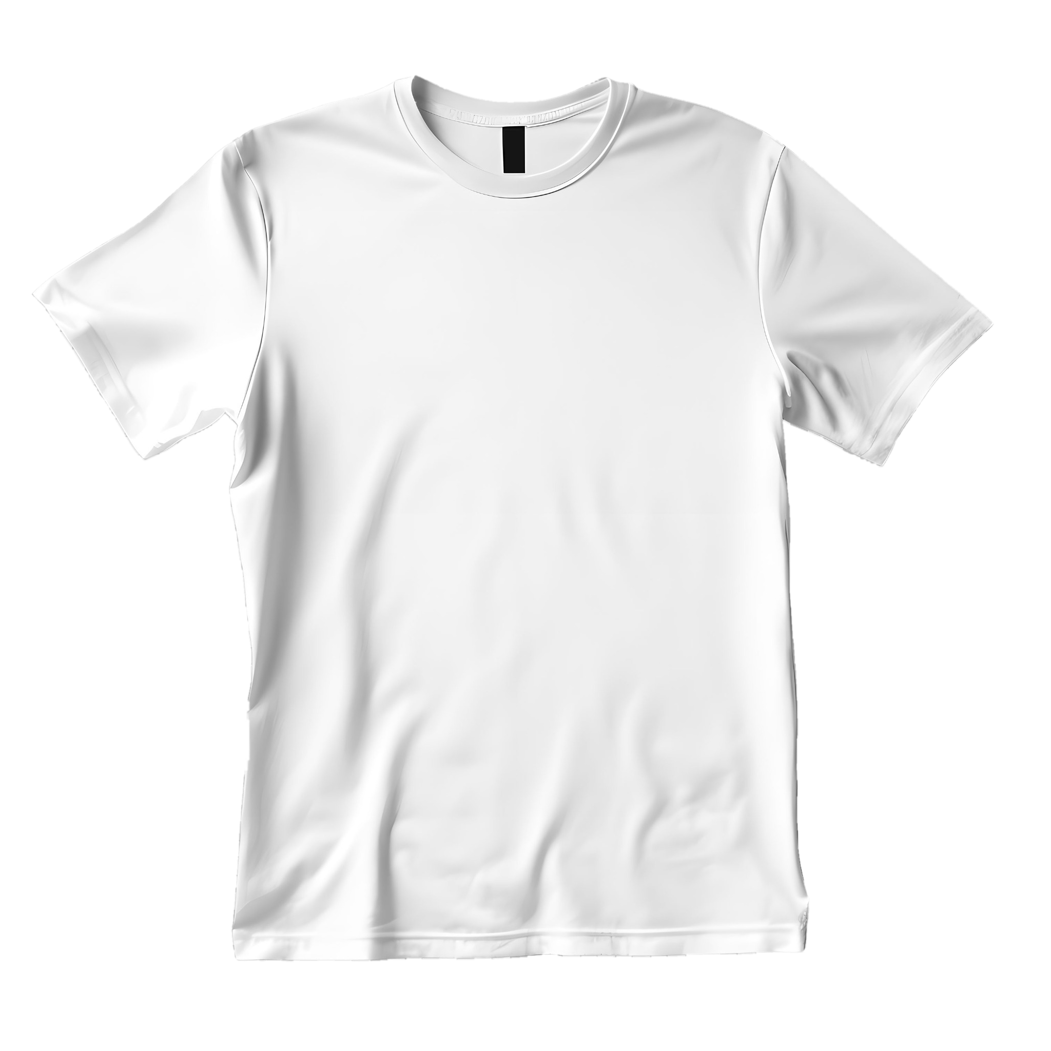 White front-facing T-shirt mockup